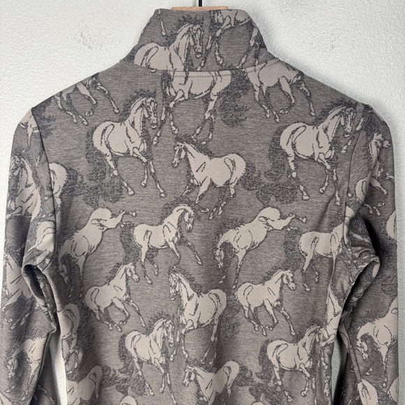 Kerrits Women’s Horse Print Half Zip Pullover - Picture 6 of 8